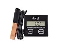 Kueohse Tachymètre Numérique pour Moteur à Essence Tachymètre à Contact Inductif Numérique Pièce Accessoire Réinitialisable pour Tondeuse à Gazon à Moteur de Scie à Chaîne