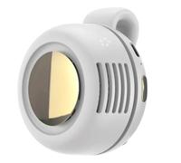 Kueohse Taille-Clip Mini Ventilateur Cyclone Clip à Ventilateur de Cyclone à Trois Vitesses Silencieuses Vent Fort Blanc