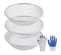 Kueohse Tamis de Sol pour le Jardinage, Tamis à pour Seau de 5 Gallons, Tamis à Terre, Tamis à Compost, Tamis pour Sciure de Bois et Lombricompost