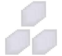 Kueohse Tampons de Toile 24 Pièces Rectangle Blanc Feuille de en Plastique Toile en Plastique Flexible pour Bricolage Artisanat Broderie Artisanat Tricot