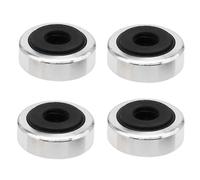 Kueohse Tapis D'Isolation en Aluminium pour Tourne-Disque, Protecteur de Sol avec Pointes pour Amplificateur, Appareils HiFi, Améliore Les Performances Audio.