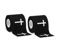 Kueohse Tapis Sportif en 2 Pièces 2 Pouces X 23ft Blessure de Premiers Soins Enveloppe pour Les Entraîneurs de Tennis Sportifs Boxing Athlète de Protection Sportive