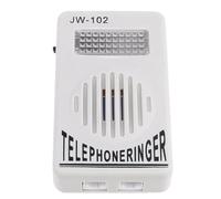 Kueohse Téléphone Sonnerie Téléphone Amplificateur Anneau Mural Haut-Parleur Lumière Stroboscopique Clignotant Cloche Son Extra-Fort