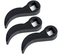 Kueohse Tête D'Adaptateur de Clé à Levier 3 Pièces, Tête D'Adaptateur de Pied-De-Biche, Têtes D'Angle Réglables, Barre de Levier Extra-Résistante ourche 1/2 Po