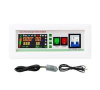 Kueohse Thermostat de Chaleur Numérique Température Numérique 5 Modes Contrôleur Numérique D'Incubateur de Température et D'Humidité AC110V-220V