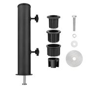 Kueohse Tube de support de parasol pour l'extérieur, base de tube de parasol en extérieur, support de tube de parasol de table, support de tube de parasol DIY
