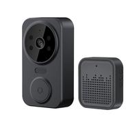 Kueohse Tuya Smart Home Sonnette Caméra WIFI Sans Sonnette DC AC Batterie Alimenté Caméra Bell Smart Life Sonnette Caméra, B