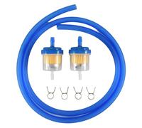 Kueohse Tuyau de filtre à gaz avec clips pour pièces de moto chinoises GY6 50Cc 150Cc 139QMB 157QMJ Scooter ATV