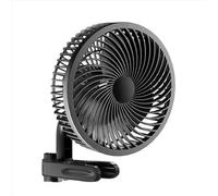 Kueohse Ventilateur à Clip-on de 6 Pouces Hydroponiques avec Moteur EC Redessiné et 10 Vitesses pour Une Circulation Efficace, Bougie de L'UE