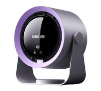 Kueohse Ventilateur Turbo Électrique Ventilateur de Circulation d'air Frais sans Ventilateur de Plafond Mural Rechargeable par USB Ventilateur d'air Frais,A