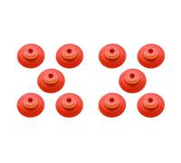 Kueohse Ventouse Industrielle Plate à Vide Série F Accessoire Bras Robotisé en Silicone Monocouche avec Nervures, Lot de 10 Pièces F30