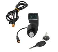 Kueohse Verrou de e Scooter, Verrou de Porte d'alimentation de Scooter, Interrupteur de e Scooter Électrique de 10 Pouces, Sécurisé et Étanche pour Remplacement.