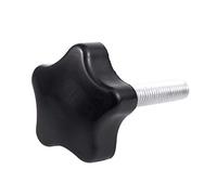 Kueohse Vis M8 X 40 Mm TêTe éToile Vis à Oreilles PoignéE Bouton de Serrage Noir