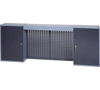 Industrial Quality Supplies Armoire à outils Kuepper (l x P x H) 1600 x 190 x 600 mm avec 2 portes 4 parois arrière perforée Quantité:1