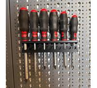 Küpper Support de tournevis compatible avec panneau perforé Küpper - Jusqu'à 11 tournevis - Impression 3D - Montage mural possible