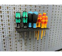 Küpper Support de tournevis pour mur perforé et perforation européenne 45 mm Paroi perforée européenne Güde et ADB
