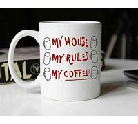 Kueprae Knives Out Mug à café My House My Rules 325 ml