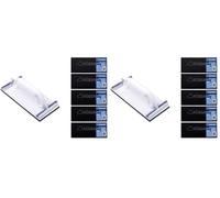 KÜSSNER Kit de ponçage manuel, 5 pièces grille de ponçage : longueur 28cm, largeur 11,5cm, grain 180, Cale à Poncer Manuelle, Cale Abrasif Rectangulaire: longueur 22cm, largeur 10,5cm, A0180-900518