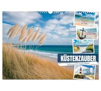 KÜSTENZAUBER Sehnsucht nach Meer (Wandkalender 2027 DIN A3 quer), CALVENDO Monatskalender: Inspirierende Worte und Traummomente