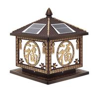KUEYANB Lampadaires Extérieurs Pour Jardin Mural, Éclairage Extérieur Étanche, Lampe De Colonne Pour Pelouse Et Jardin, Conçue Pour Les Environnements Humides, Style Rétro Et Créatif, Luminaire