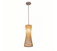 KUEYANB Lustre Chinois en Bambou, Suspension Créative Et Unique, Luminaire Décoratif pour Restaurant Et Hôtel, Plafonnier pour Salon De Thé Et Chambre D'hôtes, pour Table À Manger Et Îlot De Cuisine