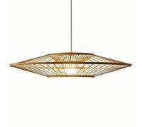KUEYANB Lustre Chinois en Bambou, Suspension pour Salon De Thé, Luminaires Suspendus pour Bar De Restaurant, Plafonniers D'hôtel Modernes Et Créatifs, Lampes Décoratives Rétro pour La Maison