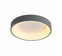 KUEYANB Plafonnier LED Rond, Style Nordique Minimaliste, Idéal Pour Une Chambre Parentale, Éclairage Moderne À Proximité Du Plafond, Intensité Variable 3000K/4000K/6500K, Pour Salon Et Cuisine.