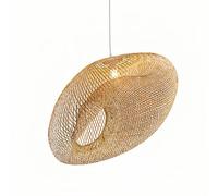 KUEYANB Suspension En Bambou, Lustre De Salon De Thé De Style Chinois, Lampe Suspendue En Bambou De Style Rétro Pour Restaurant, Luminaire Décoratif De Style Hôtel Chez L'habitant, Pour Table À Manger