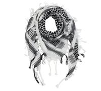 Kufiya Desert blanc-noir Shemagh foulard Arafat