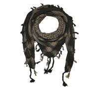 Freak Scene Kufiya - vert-vert olive-gris - beige - 100 x 100 cm - Shemagh - foulard Arafat palestinien - keffieh en coton