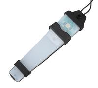Kufoo Lampe de signalisation pour casque, batterie 150 mAh, clignotant de sécurité pour casque, corde de suspension étanche, 2 modes pour la randonnée (noir (lumière bleue)