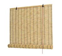 kufu01 Rideau de Roseau de Cloison de Plafond Mural,Store en Bambou de Levage de Balcon,Stores à Enroulement Pare-Soleil Respirant,Rideaux Occultants pour Bureau Pavillon Cour (150x200cm/59x79in)