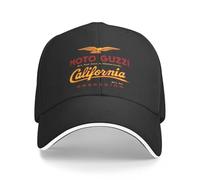 KUGEUII Casquette de Baseball Moto Guzzi Respirante en Pur Coton Unisexe pour Hommes et Femmes Casquette réglable avec Sandwich de Conception californienne à la Mode Cadeau de Mode