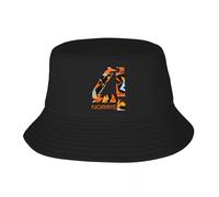KUGEUII Casquette de Baseball Unisexe en Pur Coton Respirant Lando Norris 4 2024 Un Chapeau de pêcheur Adulte Un Chapeau Seau Cadeaux