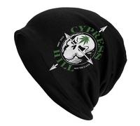 KUGEUII Dames Chapeaux d’Hiver Chapeau Thermique Hommes Cypress Hill Kronologik Cap Goth Unisexe Extérieur Skullies Bonnets Chapeau Printemps Chaud Tête Wrap Bonnet Chapeaux Cadeaux pour Les Couples
