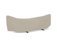 KUGGKKTP Headdemock Housse de protection pour hamac en tissu Oxford robuste pour camping, jardin, balançoire d'extérieur (blanc cassé, 210D-370 x 140 x 93 cm)