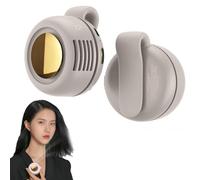 kuggty Petit ventilateur de cou à clip pour la taille, ventilateur sans pales à suspendre, ventilateur portable rechargeable, mini ceinture réglable à 3 vitesses, silencieux pour les voyages en plein