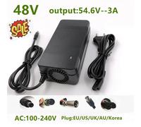 Kugoo G1-Chargeur de batterie au lithium, 54.6V, 3A, 48V, 13S, de haute qualité, avec connecteurs GX-16 Conncector