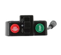 KUGOO M4 pour M4 Pro Interrupteur de Klaxon de Scooter, Plastique Moto Tur 5pin Connecteur Étanche 3 en 1 Remplaçable Interrupteur à Bouton pour KUGOO pour Pro