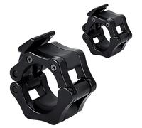 Kugooyi Lot de 2 fermoirs d'haltères à fermeture rapide pour haltères olympiques - Pour entraînement, haltérophilie, entraînement, changement rapide - Accessoires de salle de sport (28 mm)