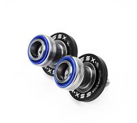 KUGVTER Bobine à Bascule pour Suzuki GSX-8S GSX8S GSX 8S 2023 2024 8 mm vis de Support Moto CNC en Aluminium Bras oscillant curseurs bobines Accessoires(Blue)