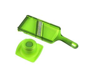 Kuhn Rikon 20457 Mandoline pour Décors INOX Vert 28 x 10,8 x 6,6 cm