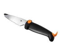 Kuhn Rikon 22278 Kinderkitchen Couteau Chien avec des Dents Acier Noir 17 x 3,2 x 1,5 cm
