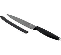Kuhn Rikon 26588 Colori Couteau de Cuisine Dentelé Acier Inoxydable/Titanium Noir 20,3 x 2 x 0,5 cm