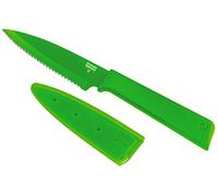 Kuhn Rikon 26622 Colori+ Couteau d'Office Dentelé Acier Inoxydable Vert 10,2 x 1,3 x 2,5 cm