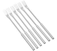 Kuhn Rikon 32040 Fourchette Fondue au Fromage Acier Inoxydable Argent 26,5 x 1,5 x 1,5 cm 6 Pièces