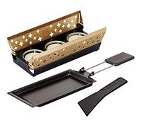 Kuhn Rikon 32169 Candle Light Raclette Set Mini Aluminium Or 20 x 9,5 x 5,5 cm, Grey, Doré