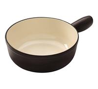 Kuhn Rikon 32209 Caquelon à Fondue en Fonte, Induction, Noir, 24 cm