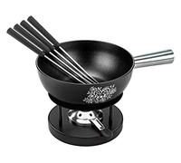 KUHN RIKON 32275 Alpenliebe Cheese Fondue Set 22 cm Black Induction, Aluminium