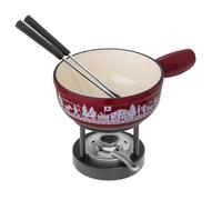 KUHN RIKON Alpweide Mini 32333 Set à fondue à fromage en fonte pour induction Ø 17 cm